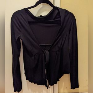 Betsey Johnson Vintage Black Cardigan Size Small